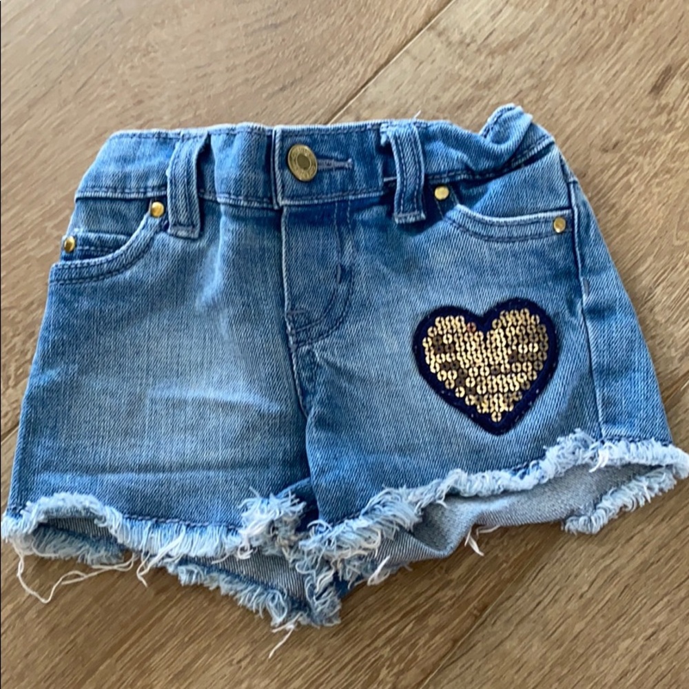 Denim shorts